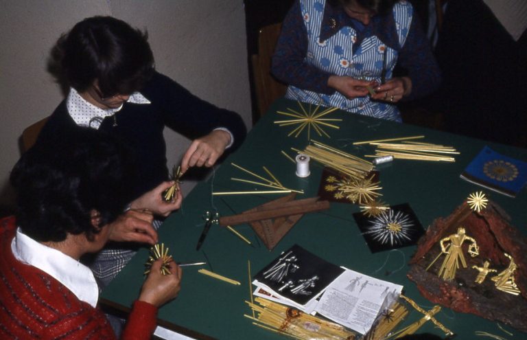 Adventliches Basteln in den 1970er-Jahren